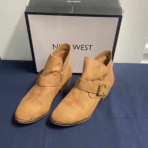 Nine West Men's Brown Buckle Boots